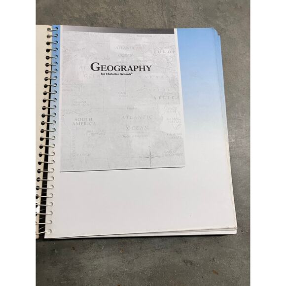 BJU Geography Teacher's Edition (2nd Edition) Spiral 1999 Christian Homeschool - Picture 2 of 5
